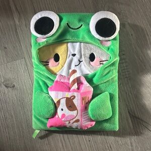 Cute Green Frog Plush Notebook